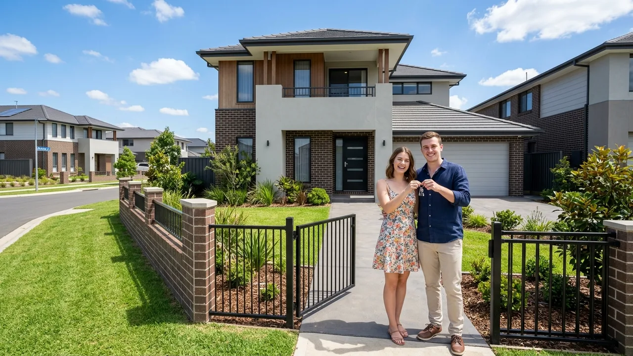 First home buyer reviewing loan options in Western Sydney